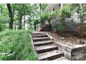 Landscaped path that leads up to the house at 173 Rocky River Rd, Mooresville, NC 28115