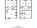 Detailed floorplan showcasing the layout of the home's two floors and key room dimensions at 123 Singleton Rd, Mooresville, NC 28117