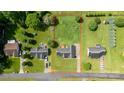 Aerial view of the property showcasing the expansive backyard and surrounding greenery at 170 Wagon Wheel Way # 4, Salisbury, NC 28147