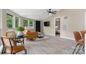 Stylish living room featuring modern furniture, neutral tones, and abundant natural light at 295 Rendleman Rd, Salisbury, NC 28146