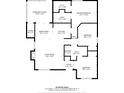 Detailed floor plan showcasing the layout with measurements for each room at 317 Cedarcroft Dr, Mooresville, NC 28115