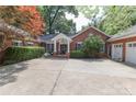 Charming brick home featuring an inviting front entrance with elegant columns at 625 Saint Andrews Rd, Statesville, NC 28625