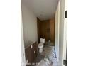 Bathroom features a sleek design with modern fixtures and a stylish toilet at 312 Wesley Heights Way # A, Charlotte, NC 28208