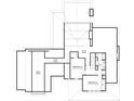 Architectural floor plan showcases layout with bedroom and attic space at 4995 Wildlife Ln # 1, Sherrills Ford, NC 28673