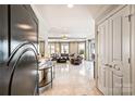 Inviting foyer with marble floors leading to a spacious living area, showcasing elegance and style at 520 E Martin Luther King Jr Blvd # 1002, Charlotte, NC 28202