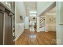 Grand foyer with hardwood floors and a view of the staircase at 4319 Sailview Dr, Denver, NC 28037