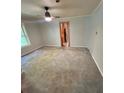 A bedroom with a ceiling fan and light blue walls at 4112 Hill Haven Dr, Vale, NC 28168