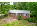 Attractive brick home with well-maintained landscaping and a welcoming entrance at 466 Shiloh Church Rd, Hickory, NC 28601