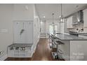 Contemporary kitchen featuring sleek countertops and stainless steel appliances at 336 Uptown West Dr, Charlotte, NC 28208