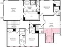 Detailed floor plan showcasing the layout of the second floor, including bedrooms, bathrooms, and game room at 3058 Tramore Dr, Harrisburg, NC 28075