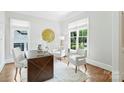 Bright office space with large windows and stylish decor at 9104 Kingsmead Ln, Waxhaw, NC 28173
