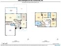 Detailed floorplan showcasing the layout of the first and second floors of the home at 16018 Hollingbourne Rd, Huntersville, NC 28078