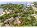 Beautiful aerial view of 753 Southwest Drive near North Harbor Club and a marina with lake access at 753 Southwest Dr, Davidson, NC 28036