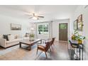 Bright living room with hardwood floors, natural light, comfortable seating, and modern decor for a welcoming space at 507 Newsome Rd, Salisbury, NC 28146
