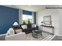 Inviting living room boasts stylish decor, natural light, and an open, airy feel at 545 Trading Post Ln, York, SC 29745