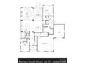 Layout of the first floor featuring the kitchen, living area, dining room, and owner's suite at 1001 Kingbird Ln # 15, Clover, SC 29710