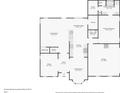 Detailed floor plan showcasing the layout of the first floor of the home at 134 Lake Spring Loop, Mooresville, NC 28117