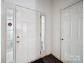 Bright entryway featuring a white paneled front door with glass accents at 3014 Robin Terry Ct, Charlotte, NC 28208