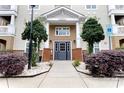 Welcoming building entrance with accessible parking and well-maintained landscaping at 11867 Ridgeway Park Dr, Charlotte, NC 28277