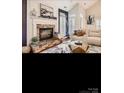Cozy living room featuring a fireplace, neutral furniture, and plenty of natural light at 2234 Donnington Nw Ln, Concord, NC 28027