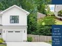 Private fenced backyard offering ample space for outdoor activities, bordered by mature trees, approx 20+ ft from home to fence at 2517 Marlowe Ave, Charlotte, NC 28208