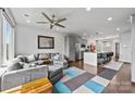Stylish living room with modern furnishings, an open layout, and natural light at 919 Cityscape Dr, Charlotte, NC 28205