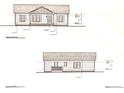 A home's front and rear elevations showcase its design, materials, and overall appearance at 32874 Old Salisbury Rd, Albemarle, NC 28001