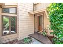 Inviting front entrance with a decorative flower pot and a warm, welcoming ambiance at 4025 Ivystone Ct, Charlotte, NC 28277