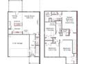 A detailed two-story floor plan showcases the layout of the home, including the garage, bedrooms, and Primary suite at 3926 Litchfield Rd, Charlotte, NC 28211