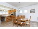Dining room next to an open kitchen with stainless steel appliances at 238 Cherrytree Dr, Fort Mill, SC 29715