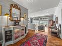 Elegant foyer with hardwood floors, stylish furnishings, and a view to the living area at 15 Old Stage Trl, Clover, SC 29710