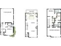 Detailed floor plan showcasing layout with garage, kitchen, bedrooms, bathrooms, and living areas at 1104 Bismuth Ln, Charlotte, NC 28211