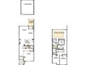 Detailed floor plan showcasing the home's layout with the kitchen, dining, bedrooms, and owner's suite at 11457 Prosperity Church Rd, Huntersville, NC 28078