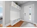 Bright entryway with coat rack, bench, and ample storage at 2108 Bryant Park Dr, Charlotte, NC 28208