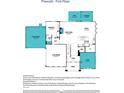 Prescott first floor plan featuring two-car garage, study, great room, dining, kitchen, and patio at 2529 Mabel Ln, Monroe, NC 28110