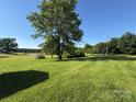 Expansive lawn and verdant trees create a serene backdrop for outdoor enjoyment at 5420 Harkey Rd, Waxhaw, NC 28173