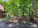 The exterior shows a large backyard surrounded by a tree line at 10710 Bristlecone Ct, Mint Hill, NC 28227