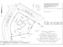 This land survey depicts the layout of the property boundaries and building footprint at 134 Crystal Cir, Mooresville, NC 28117