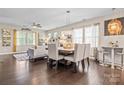 Open-concept living and dining area features hardwood floors and abundant natural light at 2522 Richland Balsam Dr # 450, Fort Mill, SC 29715