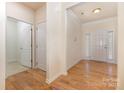 Inviting foyer with gleaming hardwood floors, and natural light at 527 Livingston Dr, Lancaster, SC 29720