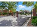 View of gated entrance of the Ivy Hall neighborhood at 10607 Newberry Park Ln, Charlotte, NC 28277