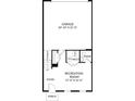 Layout of first floor with garage, porch, foyer, and recreation room at 1944 Westerhill Dr, Fort Mill, SC 29708