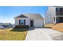 Beautiful one-story home boasts a one-car garage and extended driveway at 4677 Fanning Rd, Hickory, NC 28602