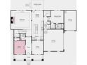 The first floor plan features a study, open kitchen, dining, great room and garage at 18129 Sulton Ter, Huntersville, NC 28078