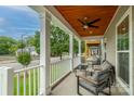 Charming front porch with comfortable seating and stylish ceiling fan at 517 E Main St, Rock Hill, SC 29730