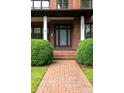 Close up of the brick walkway leading to the front door at 1833 The Plz, Charlotte, NC 28205
