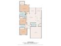 Detailed floor plan of a home, showcasing the layout of rooms and approximate dimensions at 147 Wren Hill Dr, Mooresville, NC 28115