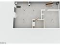 An overhead floorplan of the first floor showing laundry room and storage areas at 103 Sycamore Rd, Salisbury, NC 28147