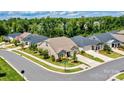 This aerial view showcases a lovely home on a corner lot, nestled in a desirable and lush green neighborhood at 4197 Canopy Creek Dr, Denver, NC 28037