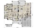 Detailed floor plan showcasing spacious layout including a primary suite, great room, kitchen, and a two-car garage at 1676 Parkside Dr, Catawba, NC 28609